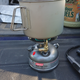 Love this new setup over my 2-burner white gas camp stove, and it boils water fast!